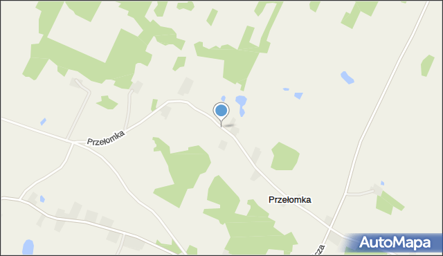 Przełomka, Przełomka, mapa Przełomka