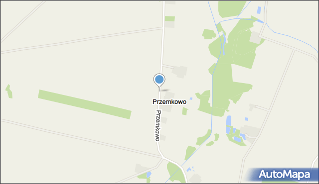 Przemkowo gmina Dzierzążnia, Przemkowo, mapa Przemkowo gmina Dzierzążnia