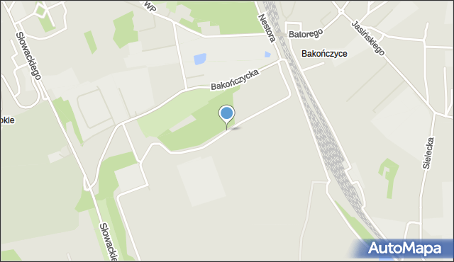 Przemyśl, Przemysłowa, mapa Przemyśla