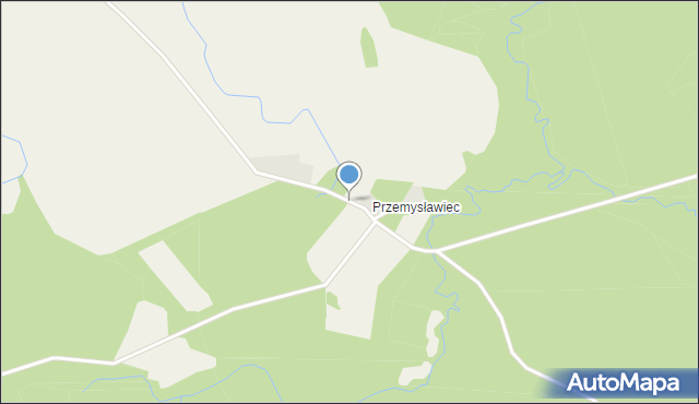 Przemysławiec, Przemysławiec, mapa Przemysławiec