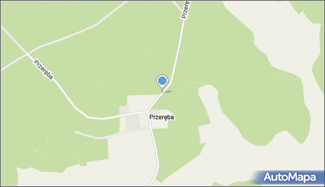 Przeręba, Przeręba, mapa Przeręba