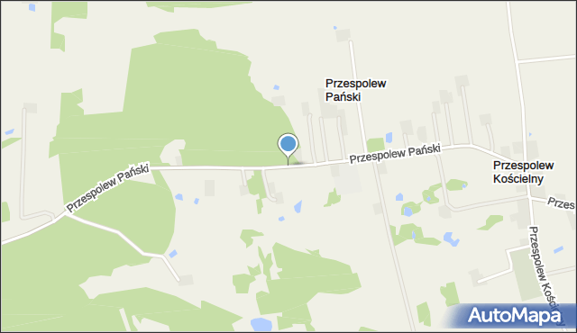 Przespolew Pański, Przespolew Pański, mapa Przespolew Pański