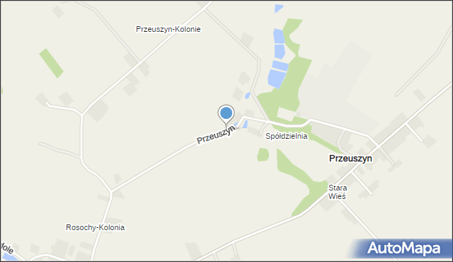 Przeuszyn, Przeuszyn, mapa Przeuszyn