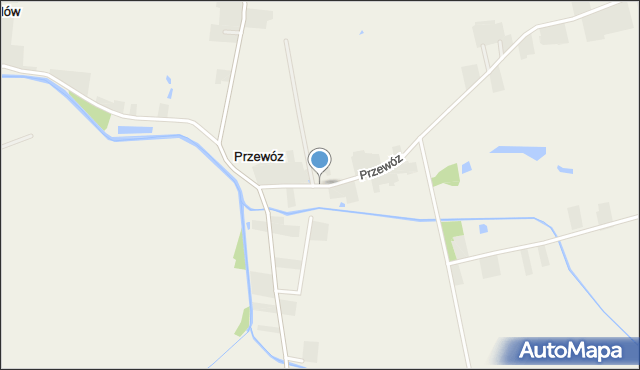 Przewóz gmina Kozienice, Przewóz, mapa Przewóz gmina Kozienice