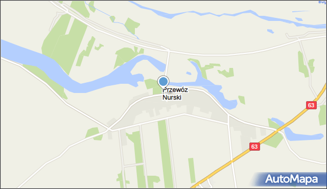 Przewóz Nurski, Przewóz Nurski, mapa Przewóz Nurski