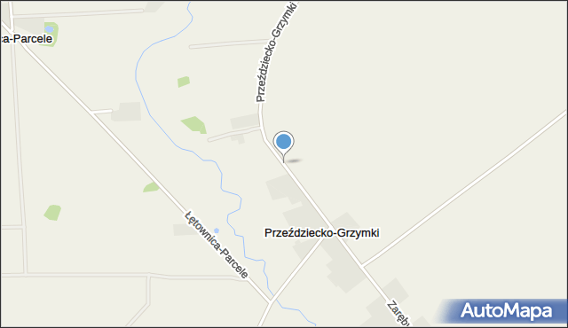 Przeździecko-Grzymki, Przeździecko-Grzymki, mapa Przeździecko-Grzymki