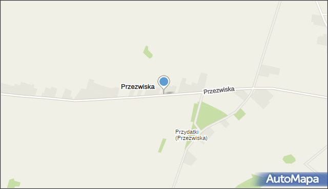 Przezwiska, Przezwiska, mapa Przezwiska