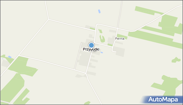 Przybudki, Przybudki, mapa Przybudki