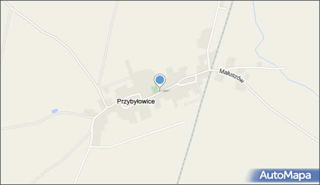 Przybyłowice, Przybyłowice, mapa Przybyłowice