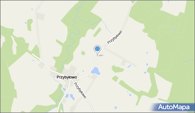 Przybyłowo gmina Tolkmicko, Przybyłowo, mapa Przybyłowo gmina Tolkmicko
