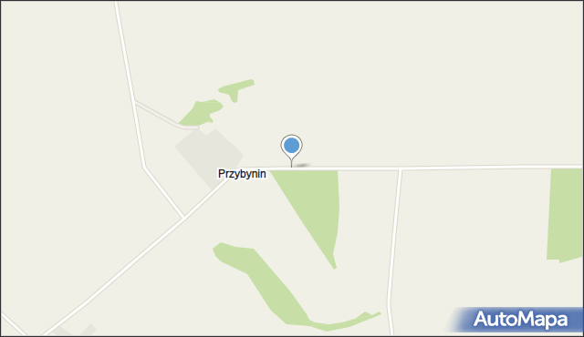 Przybynin, Przybynin, mapa Przybynin