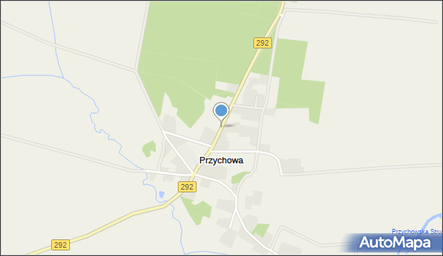 Przychowa, Przychowa, mapa Przychowa