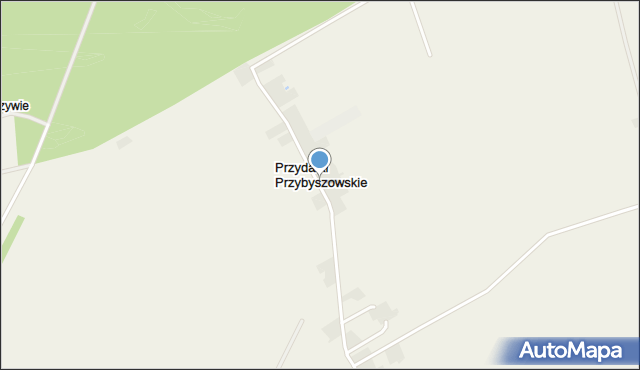 Przydatki Przybyszowskie, Przydatki Przybyszowskie, mapa Przydatki Przybyszowskie