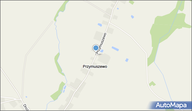 Przymuszewo gmina Kęsowo, Przymuszewo, mapa Przymuszewo gmina Kęsowo