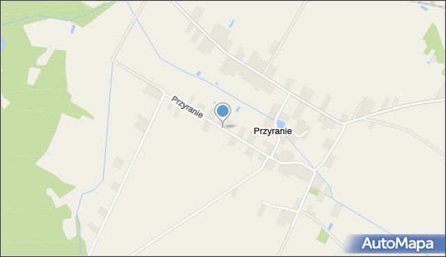 Przyranie, Przyranie, mapa Przyranie