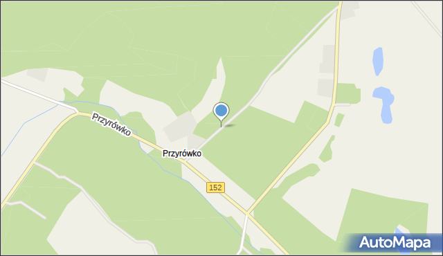 Przyrówko, Przyrówko, mapa Przyrówko