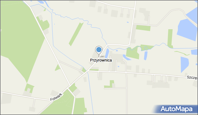 Przyrownica, Przyrownica, mapa Przyrownica