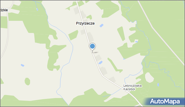 Przyrzecze, Przyrzecze, mapa Przyrzecze