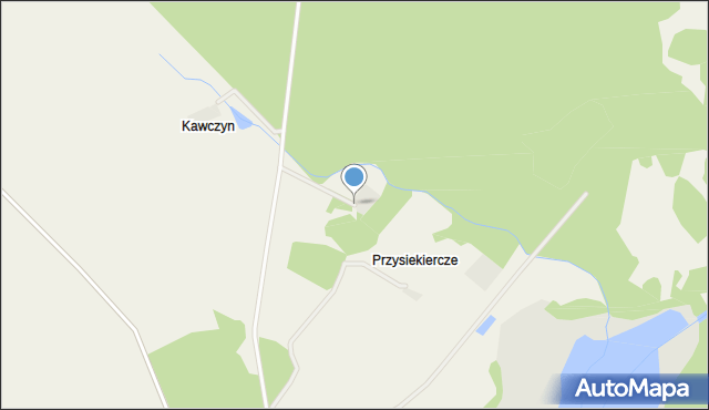 Przysiekiercze, Przysiekiercze, mapa Przysiekiercze