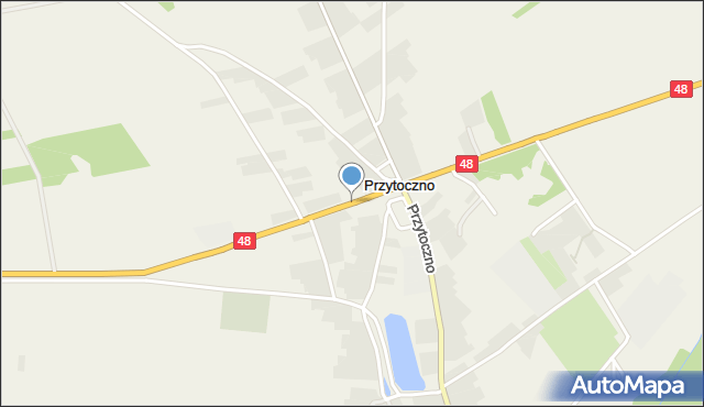 Przytoczno, Przytoczno, mapa Przytoczno