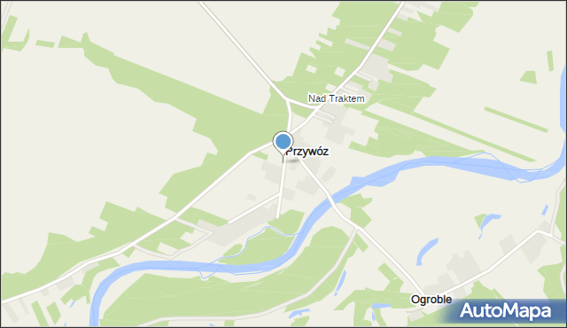 Przywóz, Przywóz, mapa Przywóz