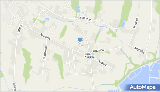 Rudzica gmina Jasienica, Przelotowa, mapa Rudzica gmina Jasienica