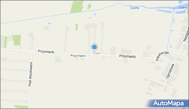 Serokomla, Przymiarki, mapa Serokomla