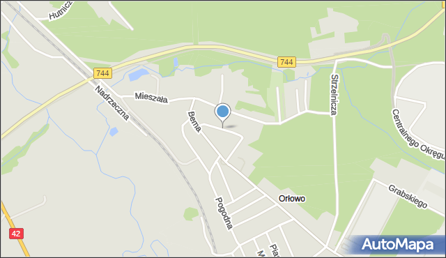 Starachowice, Przechodnia, mapa Starachowic