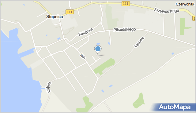 Stepnica, Prosta, mapa Stepnica