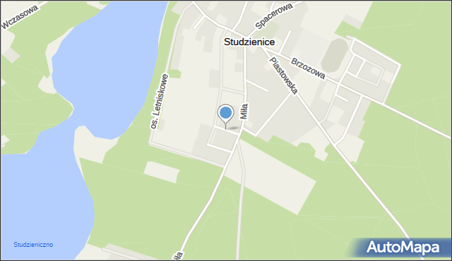 Studzienice powiat bytowski, Prosta, mapa Studzienice powiat bytowski