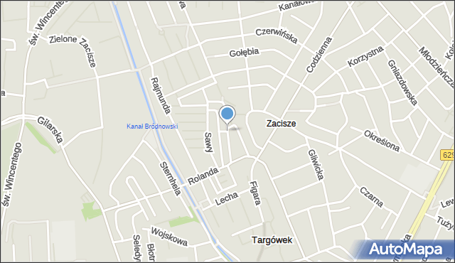 Warszawa, Protazego, mapa Warszawy