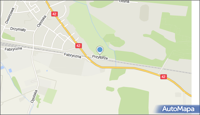 Wołczyn powiat kluczborski, Przytorze, mapa Wołczyn powiat kluczborski
