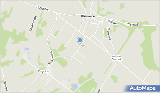 Zawiercie, Przerwy-Tetmajera Kazimierza, mapa Zawiercie