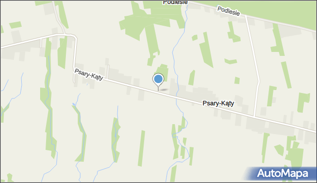 Psary-Kąty, Psary-Kąty, mapa Psary-Kąty