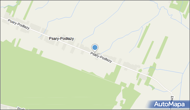 Psary-Podłazy, Psary-Podłazy, mapa Psary-Podłazy