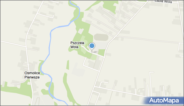 Pszczela Wola, Pszczela Wola, mapa Pszczela Wola