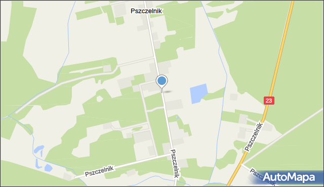 Pszczelnik, Pszczelnik, mapa Pszczelnik