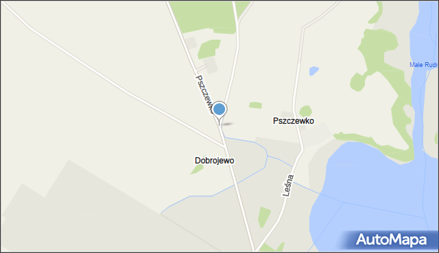 Pszczewko, Pszczewko, mapa Pszczewko