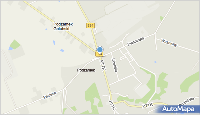 Golub-Dobrzyń, PTTK, mapa Golub-Dobrzyń