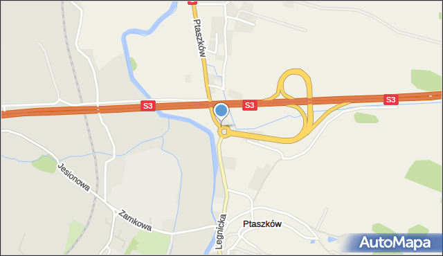 Ptaszków, Ptaszków, mapa Ptaszków