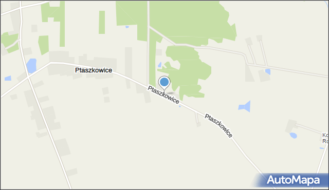 Ptaszkowice, Ptaszkowice, mapa Ptaszkowice