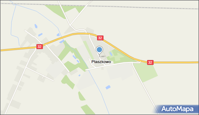 Ptaszkowo, Ptaszkowo, mapa Ptaszkowo