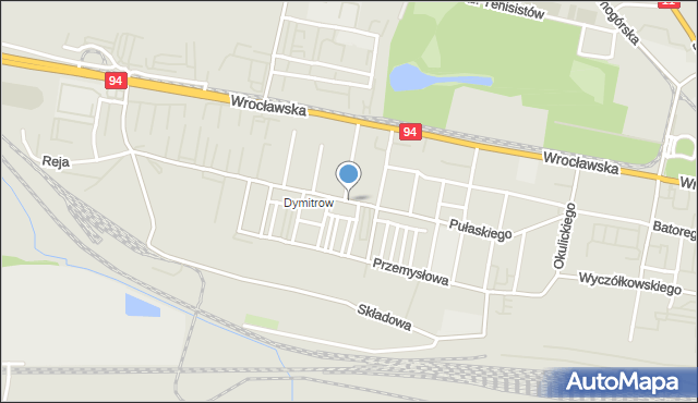 Bytom, Pułaskiego Kazimierza, gen., mapa Bytomia