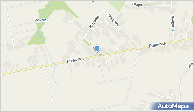 Klikawa, Puławska, mapa Klikawa