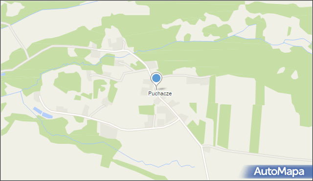 Podemszczyzna, Puchacze, mapa Podemszczyzna