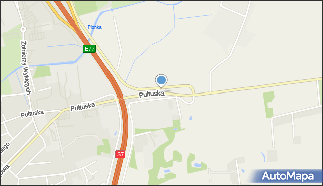 Poświętne gmina Płońsk, Pułtuska, mapa Poświętne gmina Płońsk