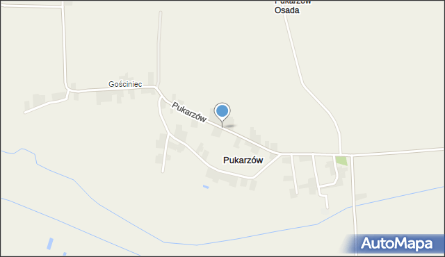 Pukarzów gmina Łaszczów, Pukarzów, mapa Pukarzów gmina Łaszczów