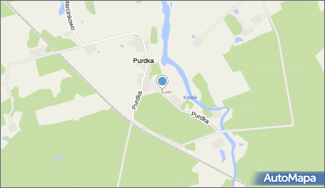 Purdka, Purdka, mapa Purdka