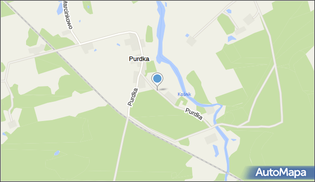 Purdka, Purdka, mapa Purdka