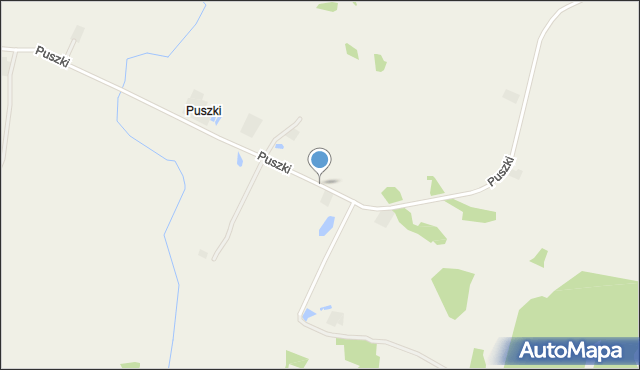 Puszki, Puszki, mapa Puszki